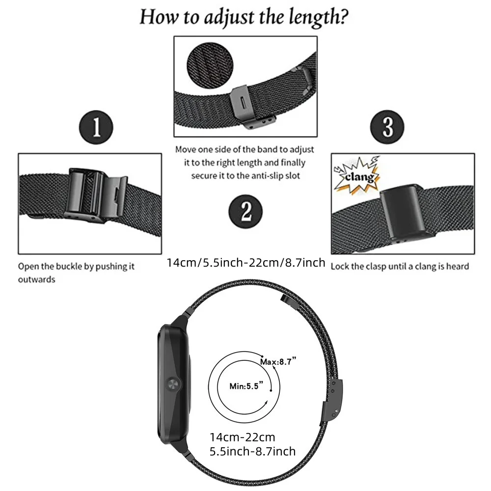 Bandes métalliques pour Honor  - Stainless Mesh Band avis et prix